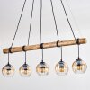Koyoto Lampa wisząca, Kula świetlna, Lampa wisząca Ecru, Czarny, 5-punktowe
