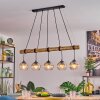 Koyoto Lampa wisząca, Kula świetlna, Lampa wisząca Ecru, Czarny, 5-punktowe