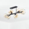 Ripoll lampa sufitowa, kula świetlna bursztynowy, przezroczysty, 6-punktowe