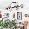 Koyoto lampa sufitowa, kula świetlna bursztynowy, przezroczysty, przydymiony, 8-punktowe