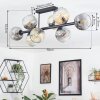 Koyoto lampa sufitowa, kula świetlna bursztynowy, przezroczysty, przydymiony, 8-punktowe
