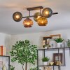 Koyoto lampa sufitowa, kula świetlna niebeieski, złoty, zielony, miedziany, 5-punktowe