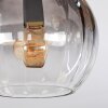 Ripoll lampa sufitowa, kula świetlna bursztynowy, przezroczysty, przydymiony, 5-punktowe