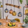 Ripoll lampa wisząca, kula świetlna, lampa wisząca kolory naturalne, czarny, 4-punktowe