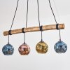 Ripoll lampa wisząca, kula świetlna, lampa wisząca kolory naturalne, czarny, 4-punktowe