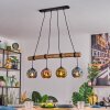 Ripoll lampa wisząca, kula świetlna, lampa wisząca kolory naturalne, czarny, 4-punktowe
