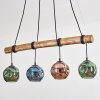 Ripoll Lampa wisząca, Kula świetlna, Lampa wisząca Ecru, Czarny, 4-punktowe