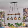 Ripoll lampa wisząca, kula świetlna, lampa wisząca kolory naturalne, czarny, 4-punktowe