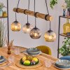 Ripoll Lampa wisząca, Kula świetlna, Lampa wisząca Ecru, Czarny, 4-punktowe