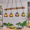 Koyoto Lampa wisząca, Kula świetlna, Lampa wisząca Ecru, Czarny, 4-punktowe