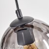 Koyoto Lampa wisząca, Kula świetlna, Lampa wisząca Ecru, Czarny, 4-punktowe