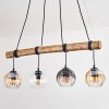 Koyoto Lampa wisząca, Kula świetlna, Lampa wisząca Ecru, Czarny, 4-punktowe