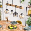 Koyoto Lampa wisząca, Kula świetlna, Lampa wisząca Ecru, Czarny, 4-punktowe