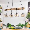 Koyoto lampa wisząca, kula świetlna, lampa wisząca kolory naturalne, czarny, 4-punktowe