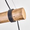 Koyoto lampa wisząca, kula świetlna, lampa wisząca kolory naturalne, czarny, 4-punktowe