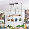Ripoll Lampa wisząca, Kula świetlna, Lampa wisząca Ecru, Czarny, 4-punktowe Ripoll Lampa wisząca, Kula świetlna, Lampa wisząca Ecru, Czarny, 4-punktowe
