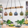Koyoto Lampa wisząca, Kula świetlna, Lampa wisząca Ecru, Czarny, 4-punktowe