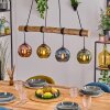 Koyoto Lampa wisząca, Kula świetlna, Lampa wisząca Ecru, Czarny, 4-punktowe