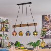 Koyoto Lampa wisząca, Kula świetlna, Lampa wisząca Ecru, Czarny, 4-punktowe