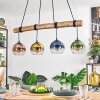 Koyoto Lampa wisząca, Kula świetlna, Lampa wisząca Ecru, Czarny, 4-punktowe