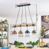 Koyoto Lampa wisząca, Kula świetlna, Lampa wisząca Ecru, Czarny, 4-punktowe
