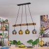 Koyoto Lampa wisząca, Kula świetlna, Lampa wisząca Ecru, Czarny, 4-punktowe
