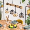 Koyoto Lampa wisząca, Kula świetlna, Lampa wisząca Ecru, Czarny, 4-punktowe