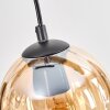 Koyoto Lampa wisząca, Kula świetlna, Lampa wisząca Ecru, Czarny, 4-punktowe