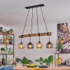 Koyoto Lampa wisząca, Kula świetlna, Lampa wisząca Ecru, Czarny, 4-punktowe