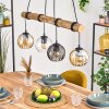Koyoto Lampa wisząca, Kula świetlna, Lampa wisząca Ecru, Czarny, 4-punktowe
