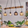 Koyoto Lampa wisząca, Kula świetlna, Lampa wisząca Ecru, Czarny, 4-punktowe