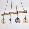 Koyoto Lampa wisząca, Kula świetlna, Lampa wisząca Ecru, Czarny, 4-punktowe