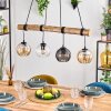Koyoto Lampa wisząca, Kula świetlna, Lampa wisząca Ecru, Czarny, 4-punktowe