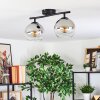 Koyoto Lampa sufitowa, Kula świetlna Chrom, Przezroczysty, Przydymiony, 2-punktowe