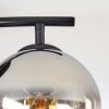 Koyoto Lampa sufitowa, Kula świetlna Chrom, Przezroczysty, Przydymiony, 2-punktowe