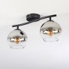 Koyoto Lampa sufitowa, Kula świetlna Chrom, Przezroczysty, Przydymiony, 2-punktowe