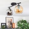Koyoto lampa sufitowa, kula świetlna bursztynowy, przydymiony, 2-punktowe