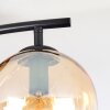 Koyoto Lampa sufitowa, Kula świetlna W kolorze bursztynu, Przezroczysty, 2-punktowe