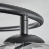 Ripoll Lampa sufitowa, Kula świetlna W kolorze bursztynu, Przezroczysty, Przydymiony, 3-punktowe