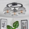 Ripoll Lampa sufitowa, Kula świetlna Przezroczysty, Przydymiony, 3-punktowe