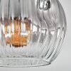 Ripoll Lampa sufitowa, Kula świetlna Przezroczysty, Przydymiony, 3-punktowe