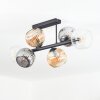 Ripoll lampa sufitowa, kula świetlna bursztynowy, przezroczysty, przydymiony, 6-punktowe