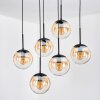 Gastor Lampa wisząca, Kula świetlna, Lampa wisząca Czarny, 6-punktowe