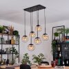 Gastor Lampa wisząca, Kula świetlna, Lampa wisząca Czarny, 6-punktowe