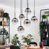 Gastor Lampa wisząca, Kula świetlna, Lampa wisząca Czarny, 6-punktowe