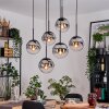 Gastor Lampa wisząca, Kula świetlna, Lampa wisząca Czarny, 6-punktowe