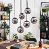 Gastor Lampa wisząca, Kula świetlna, Lampa wisząca Czarny, 6-punktowe
