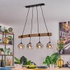 Ripoll lampa wisząca, kula świetlna, lampa wisząca kolory naturalne, czarny, 4-punktowe