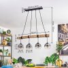 Ripoll Lampa wisząca, Kula świetlna, Lampa wisząca Ecru, Czarny, 4-punktowe