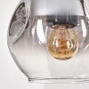 Ripoll lampa wisząca, kula świetlna, lampa wisząca kolory naturalne, czarny, 4-punktowe